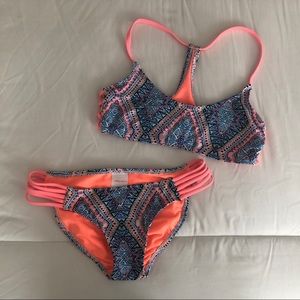 Patterned Colorful Bikini
